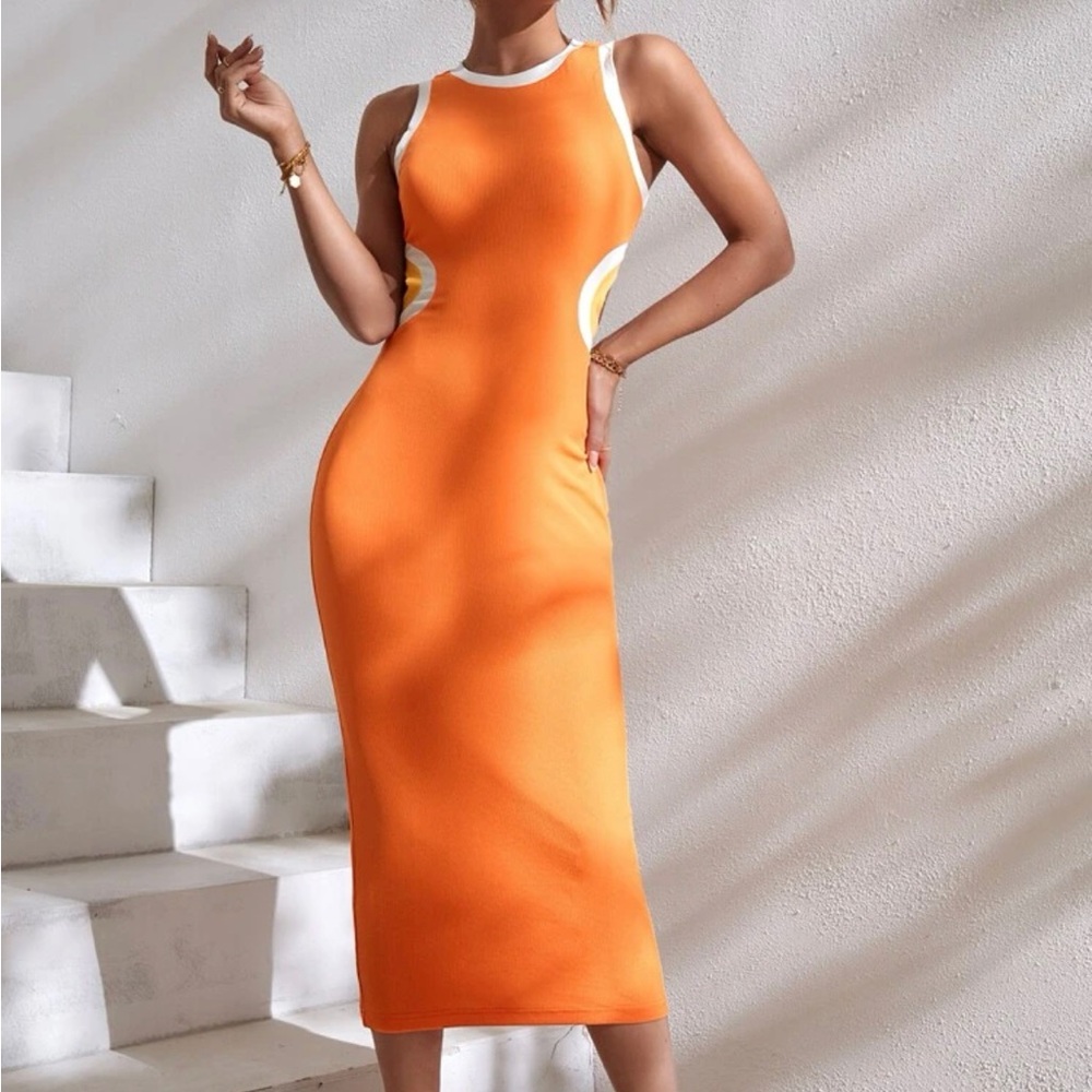 Ripped Bodycon Cutout dress